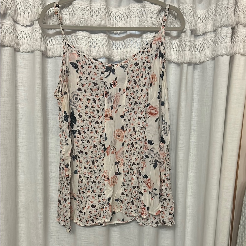 Floral Spaghetti Strap Top